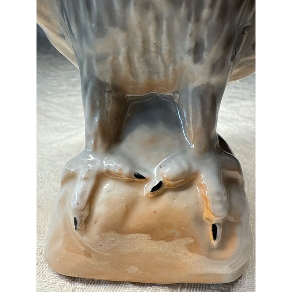 Vintage Brazilian Porcelain Bald Eagle Mid Century - Picture 7 of 16